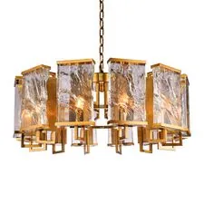 Cloyd 10286 Люстра MINERAL C12 диаметр - 80 см, хрусталь латунь