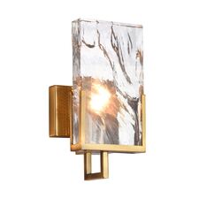 Cloyd 20165 Бра MINERAL W1 высота - 30 см, хрусталь латунь