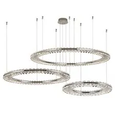 Newport S8240_041CH Горизонтальная композиция из трех плоских колец хром №53