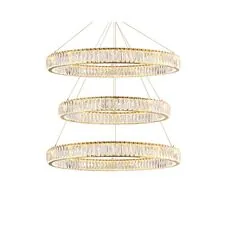 Newport S8240_025G Вертикальная композиция из трех колец золото №7