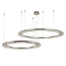 Newport S8240_039CH Горизонтальная композиция из двух плоских колец хром №51
