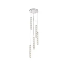Newport S8240_097CH Горизонтальная композиция из пяти подвесных светильников хром №97
