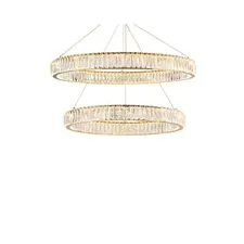 Newport S8240_031G Композиция вертикальная из двух колец в цвете золото серии 8240 №13