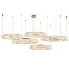 Newport S8240_023G Горизонтальная композиция из пяти колец золото №5