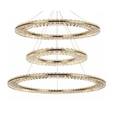 Newport S8240_044G Ветрикальная композиция из трех плоских колец золото №56