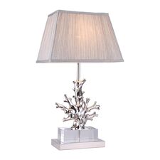 Garda Decor K2BT-1004 Лампа настольная "Silver coral" 70*46*86см