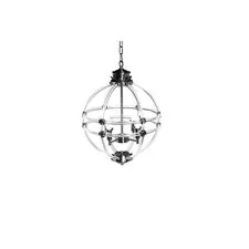Garda Decor K2MP-766P-4 Светильник потолочный стекло/хром d43*64см