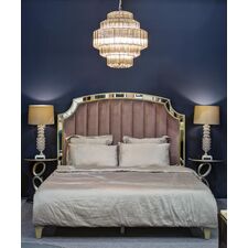 Garda Decor 22-87508 Лампа настольная плафон св-коричневый d38*78 (2)
