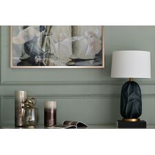 Garda Decor 22-87945 Лампа настольная плафон белый d40*75см