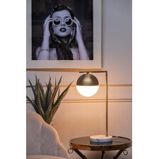 Garda Decor 22-88228 Лампа настольная металл цвет золото d45*55см