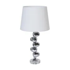 Garda Decor 22-88657 Лампа настольная плафон белый d.35*71см(2)