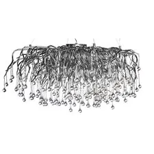 Garda Decor 86-8015/1200RS Люстра круглая d.120*h.38см, хром