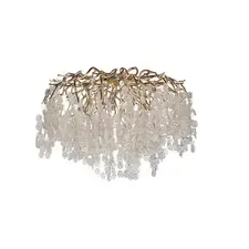 Garda Decor 86-9018/600 Люстра TENERA круглая потолочн. d.60*h.40см, шампань