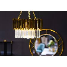 Garda Decor 62GDM-81008-600 Люстра Vittoria золото d60см h38см