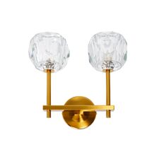 Garda Decor K2KR0934W-2 Бра Deco M латунь 27*13*h23 см