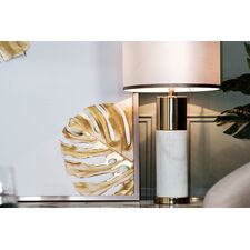 Garda Decor 22-88297 Лампа настольная плафон слоновая кость Н.73,5 см