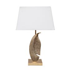 Garda Decor 94PR-22844 Лампа настольная "Tropica" плафон кремовый h.41см