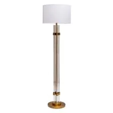 Garda Decor K2CPF-07234 Торшер со стеклянным основанием d46*h166см