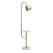 Garda Decor K2CPF-07258 Торшер с мраморным столиком h160см