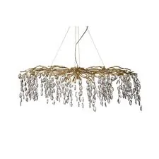 Garda Decor 86-80681 Люстра d.120*45 см, металл цвет золото