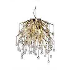 Garda Decor 86-80154 Люстра d.45*h.45см, металл цвет золото