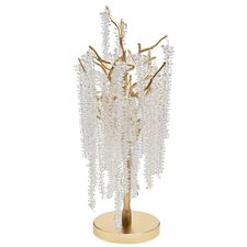 Garda Decor 86-80861 Лампа настольная 35*h60 см, металл цвет золото