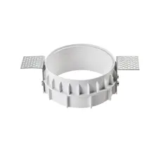 Lightstar 214610 Рамка скрытого монтажа DOMINO ROUND МR16 в гипсокартон/бетон под шпаклевку БЕЛЫЙ