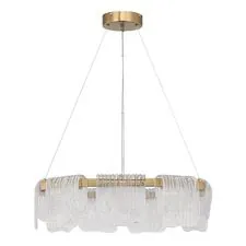 ST LUCE SL6021.203.54 Светильник подвесной ST-Luce золотистый/прозрачный LED 1*54W 4000K