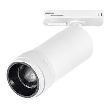 ST LUCE ST385.546.10 Светильник трековый Zoom Белый LED 1*10W 4000K 900Lm Ra 10-55° IP20 D55xH125 220V BASE
