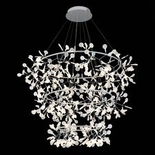 ST LUCE SL379.103.486 Люстра подвесная ST-Luce Серебристый/Белый LED 486*0,5W 3500K RAFINA