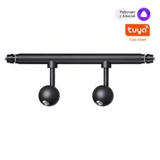 NOVOTECH 359375 KONST NT24 черный 000 Светильник диммир. со сменой цв. температ. (управл. - пульт ДУ или прилож. Smart Life) IP20 LED 14W 48V 3000-6000К GLAT