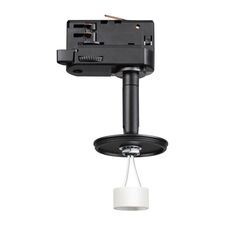 NOVOTECH 370686 KONST NT19 172 черн Треков.трехфазн.Светильник без плафона (плафоны арт. 370694-370711) GU10 UNITE