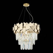 ST LUCE SL1232.203.06 Светильник подвесной ST-Luce Золотистый/Прозрачный, Золотистый E14 6*60W CASERTA