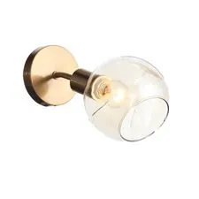EVOLUCE SLE155301-01 Светильник настенный Античная медь/Янтарный E14 1*60W