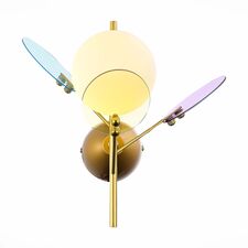 EVOLUCE SLE2502-201-01 Светильник настенный Золотистый/Разноцветный G9 1*5W