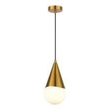 EVOLUCE SLE1197-203-01 Светильник подвесной Золотистый/Белый E27 1*40W