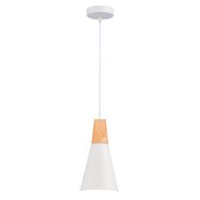 EVOLUCE SLE125153-01 Подвес Белый/Белый, Светлое дерево E14 1*40W
