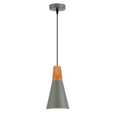 EVOLUCE SLE125173-01 Подвес Серый/Серый, Светлое дерево E14 1*40W