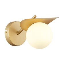 EVOLUCE SLE220501-01 Светильник настенный Золотистый/Белый G9 1*5W