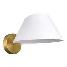 EVOLUCE SLE1253-311-01 Светильник настенный Латунь/Белый E14 1*60W