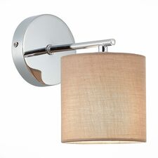 EVOLUCE SLE300611-01 Светильник настенный Хром/Бежевый E14 1*40W