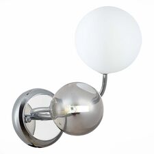 EVOLUCE SLE220911-02 Светильник настенный Хром/Белый, Дымчатый G9 2*5W