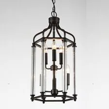 ST LUCE SL239.303.06 Люстра подвесная ST-Luce Черный/Черный, Прозрачный E14 6*40W