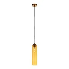 ST LUCE SL1145.393.01 Светильник подвесной Латунь/Янтарный E27 1*60W