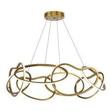 ST LUCE SL6505.203.84 Светильник подвесной ST-Luce Золотистый/Золотистый LED 1*84W 4000K