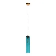 ST LUCE SL1145.383.01 Светильник подвесной ST-Luce Латунь/Голубой E27 1*60W
