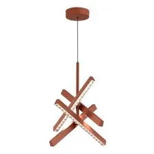 ST LUCE SL1018.613.04 Светильник подвесной ST-Luce терракотовый/прозрачный LED 4*43W 4000K