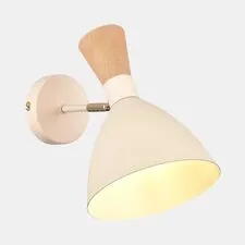 EVOLUCE SLE1256-501-01 Светильник настенный Бежевый/Бежевый, Светлое дерево, Золотистый E14 1*40W