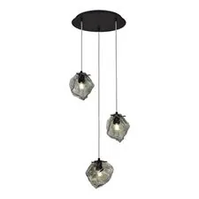ST LUCE SL1175.403.03 Светильник подвесной ST-Luce Черный/Серо-зеленый E14 3*40W