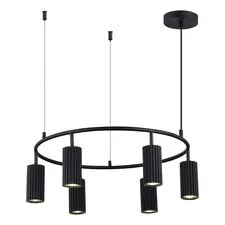 ST LUCE SL1213.403.06 Светильник подвесной ST-Luce Черный/Черный GU10 6*5W 4000K